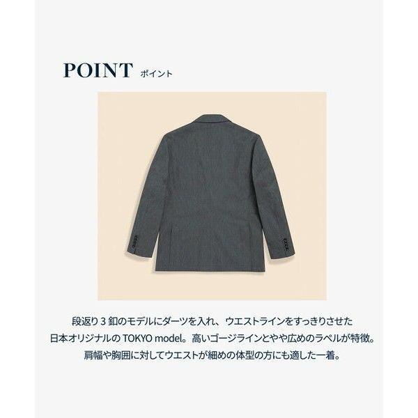 Brooks Brothers / ブルックス ブラザーズ コットンブレンド　ウォッシャブル　段返り３釦アンコンジャケット　TOKYO modelの画像