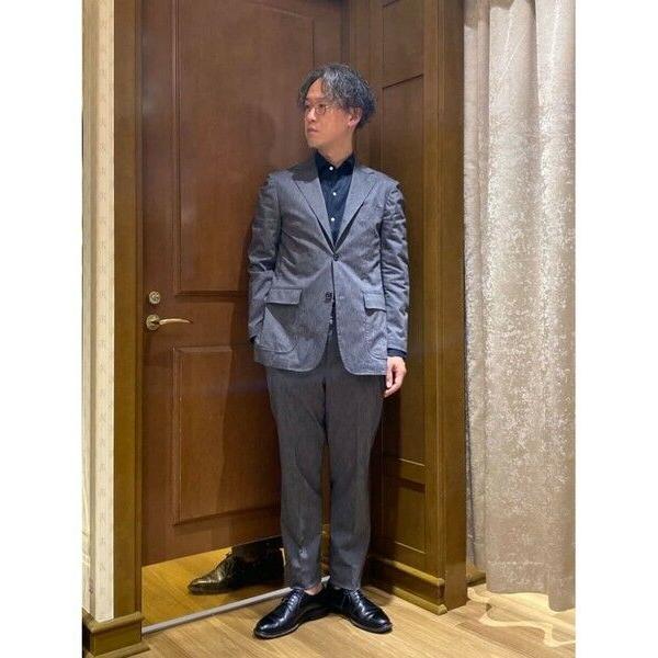 Brooks Brothers / ブルックス ブラザーズ コットンブレンド　ウォッシャブル　段返り３釦アンコンジャケット　TOKYO modelの画像