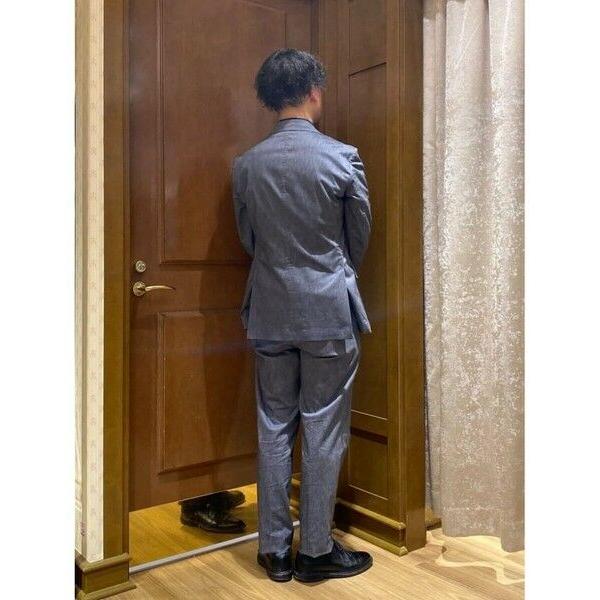 Brooks Brothers / ブルックス ブラザーズ コットンブレンド　ウォッシャブル　段返り３釦アンコンジャケット　TOKYO modelの画像
