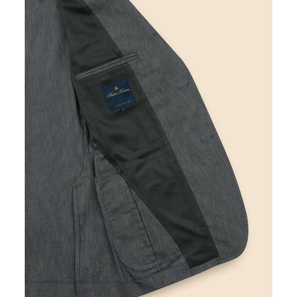 Brooks Brothers / ブルックス ブラザーズ コットンブレンド　ウォッシャブル　段返り３釦アンコンジャケット　TOKYO modelの画像