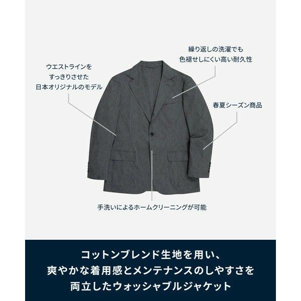 Brooks Brothers / ブルックス ブラザーズ コットンブレンド　ウォッシャブル　段返り３釦アンコンジャケット　TOKYO modelの画像