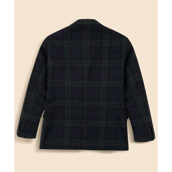 Brooks Brothers / ブルックス ブラザーズ トロピカルウール　ブラックウォッチ　段返り３釦ジャケット　Traditional　Made by RING JACKETの画像