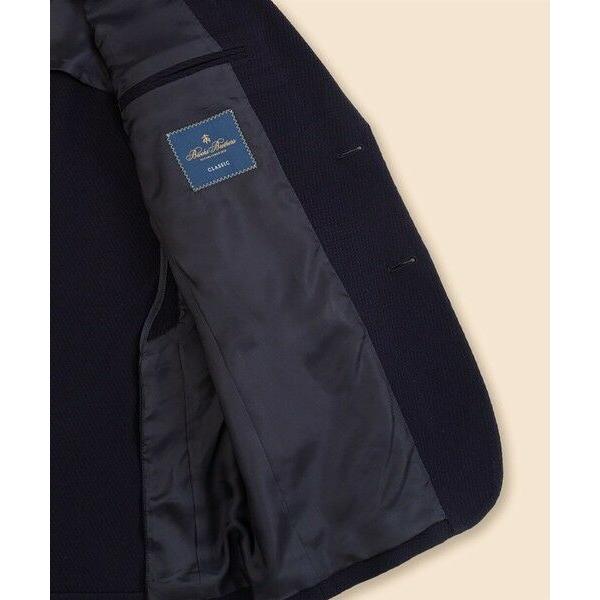 Brooks Brothers / ブルックス ブラザーズ コットン　ニット　テキスチャード　シングル2釦ジャケット　Classicの画像
