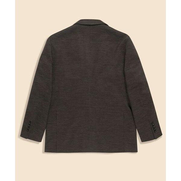 Brooks Brothers / ブルックス ブラザーズ コットン／リネン　ニット　マイクロハウンドトゥース　シングル2釦ジャケット　Classicの画像
