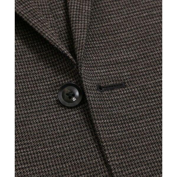 Brooks Brothers / ブルックス ブラザーズ コットン／リネン　ニット　マイクロハウンドトゥース　シングル2釦ジャケット　Classicの画像