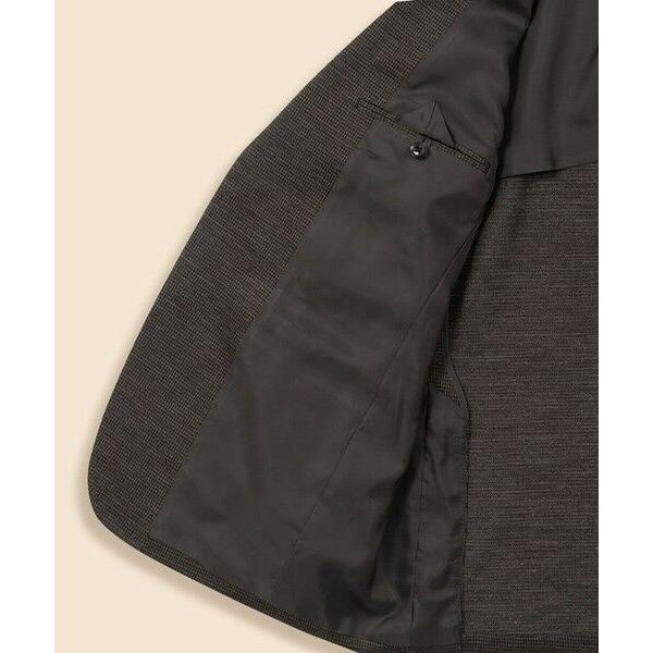 Brooks Brothers / ブルックス ブラザーズ コットン／リネン　ニット　マイクロハウンドトゥース　シングル2釦ジャケット　Classicの画像