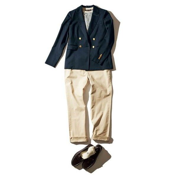 Brooks Brothers / ブルックス ブラザーズ ウール ツイル ダブル4ボタン ブレザーの画像