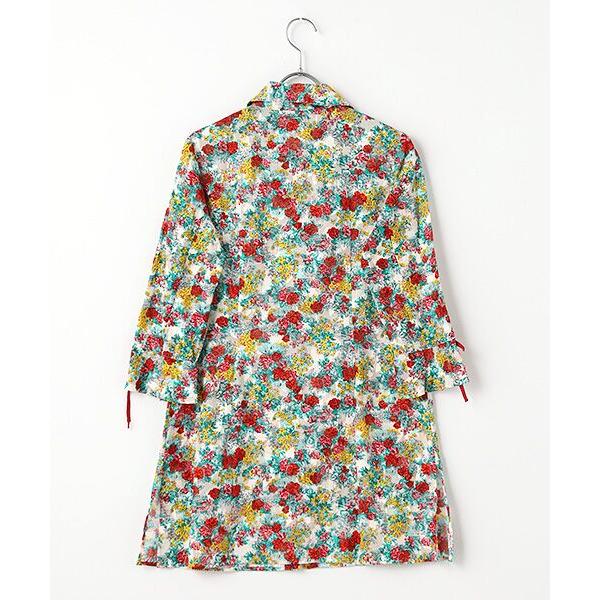 ミモモーダ MIMO MODA シャツ ブラウス 長袖 総柄 水色 白 42 other - ミモモーダ MIMO MODA シャツ ブラウス 長袖 総柄 水色 白 42