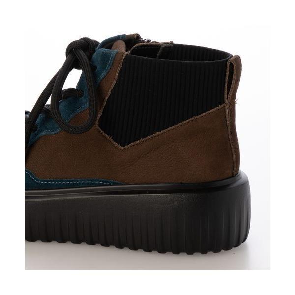 D'ICI（ディッシィ） 【軽量】プラットフォームハイカットスニーカー