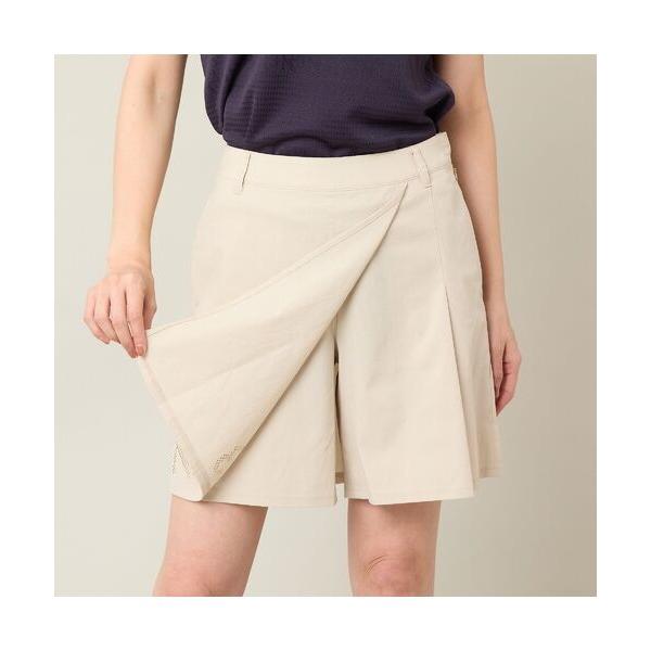 NS23 par Nissa Golf / エヌエス23・パー・ニッサゴルフ 【Women's】【接触冷感／UVカット／撥水】ストレッチプリーツキュロット_10