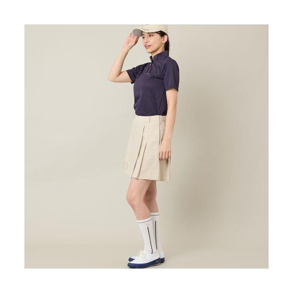 NS23 par Nissa Golf / エヌエス23・パー・ニッサゴルフ 【Women's】【接触冷感／UVカット／撥水】ストレッチプリーツキュロット_4