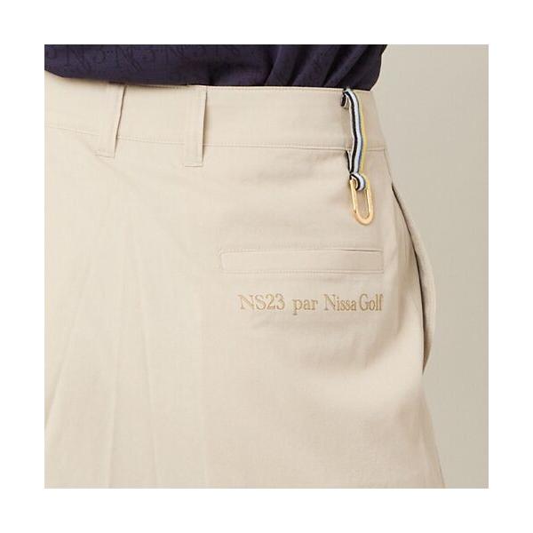 NS23 par Nissa Golf / エヌエス23・パー・ニッサゴルフ 【Women's】【接触冷感／UVカット／撥水】ストレッチプリーツキュロット_8