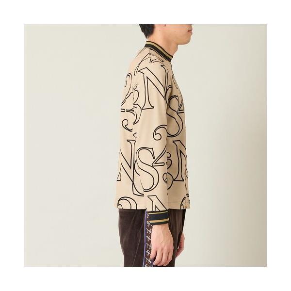 エヌエス23・パー・ニッサゴルフ　（NS23 par Nissa Golf）/【メンズ】フロッキープリント長袖モックネック NS23 par Nissa Golf NS23 par Nissa Golf / エヌエス23・パー