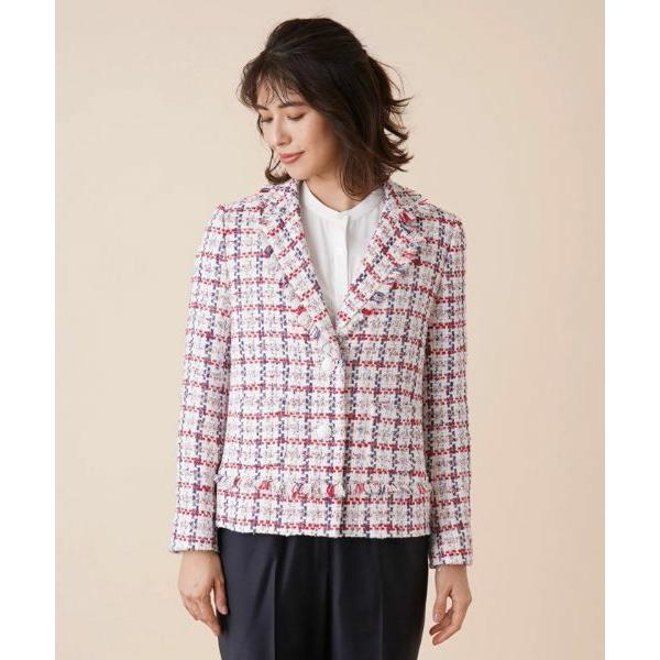 Leilian / レリアン ツイードチェックジャケット レリアン leilian