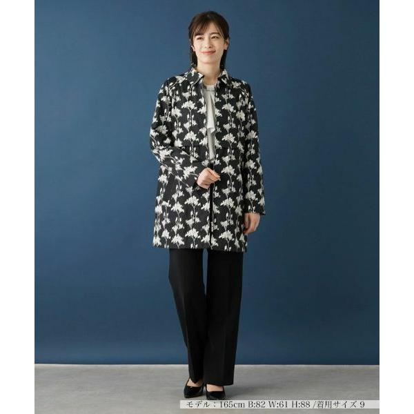 Leilian / レリアン ジャカードフラワーコート【ROCHAS Premiere】の画像
