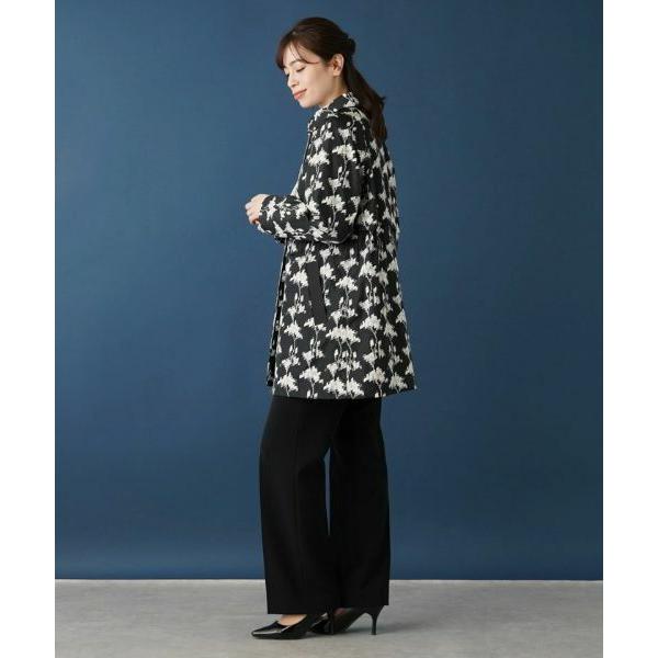 Leilian / レリアン ジャカードフラワーコート【ROCHAS Premiere】の画像