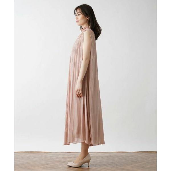 Leilian / レリアン 【店舗人気】フリルカラーロングワンピースの画像