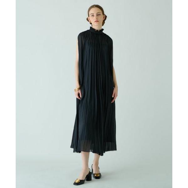 Leilian / レリアン 【店舗人気】フリルカラーロングワンピースの画像