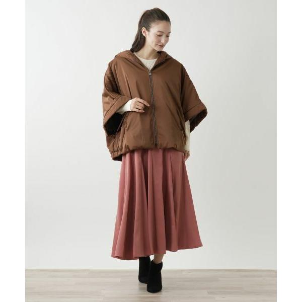 Leilian / レリアン フーデッドショートコートの画像
