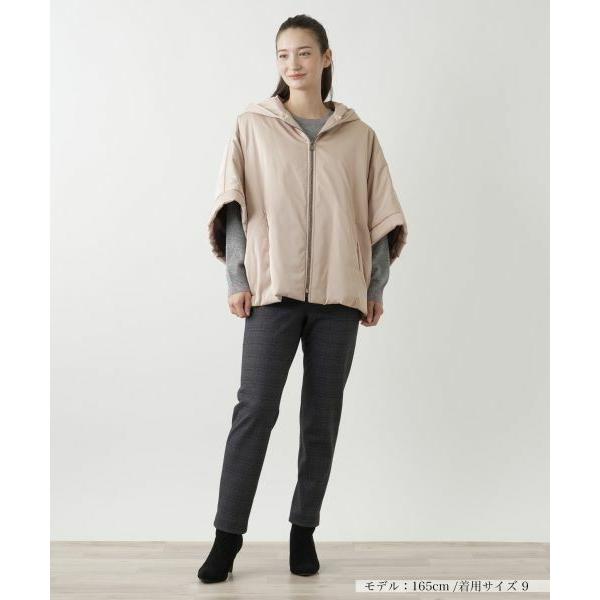 Leilian / レリアン フーデッドショートコートの画像