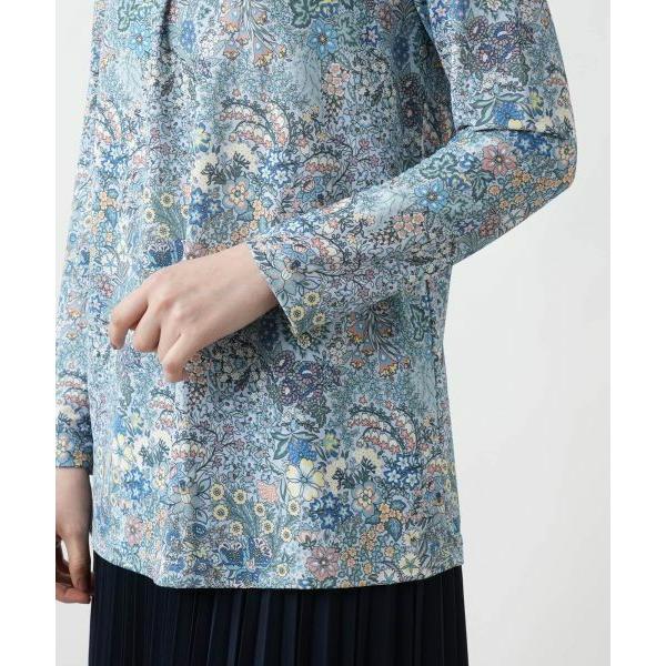 Leilian（レリアン） プリントハイネックカットソー【BINDA