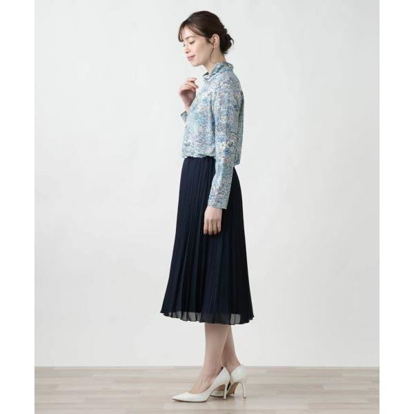 Leilian（レリアン） プリントハイネックカットソー【BINDA