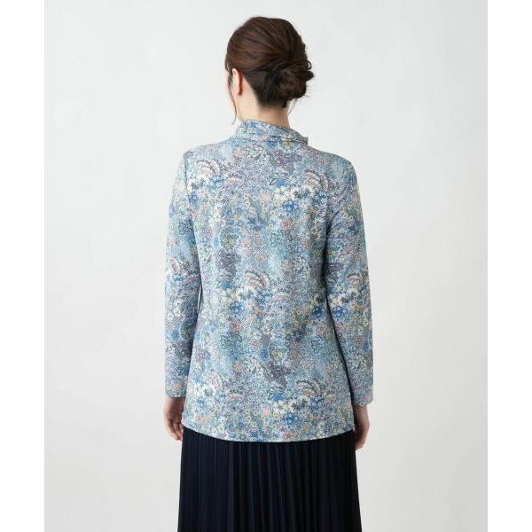 Leilian（レリアン） プリントハイネックカットソー【BINDA