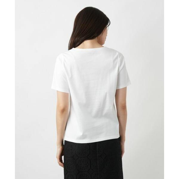 Leilian（レリアン） フラワー刺繍Tシャツ : タカシマヤファッション