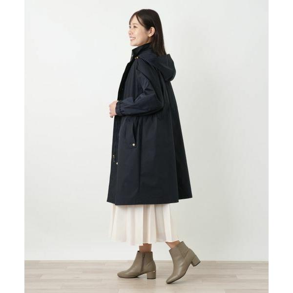 Leilian / レリアン フーデッド比翼コートの画像