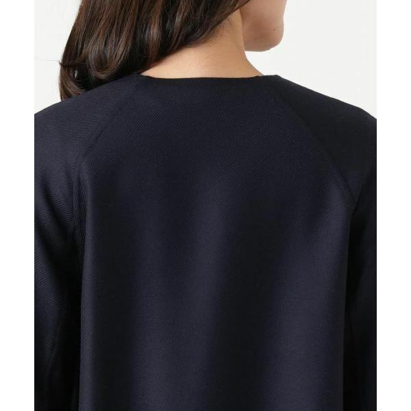 Leilian（レリアン） リバーシブルノーカラーコート【Leilian WHITE