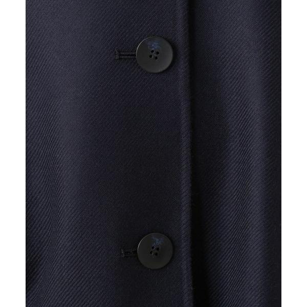 レリアン⭐︎リバーシブルノーカラーコート Leilian（レリアン） リバーシブルノーカラーコート【Leilian WHITE