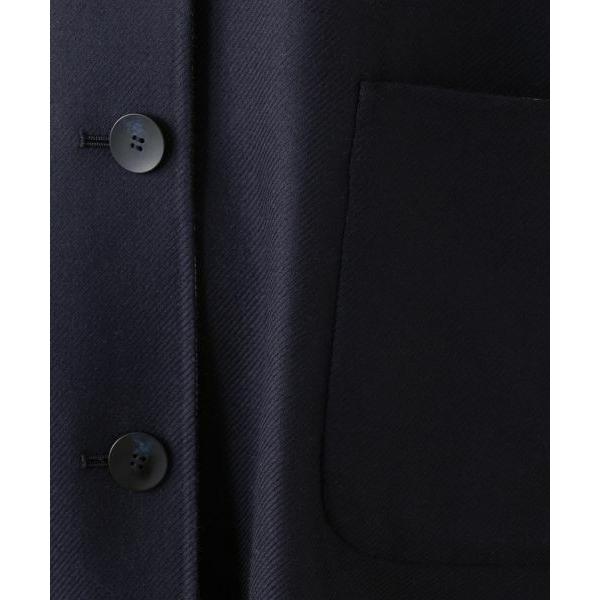 Leilian（レリアン） リバーシブルノーカラーコート【Leilian WHITE