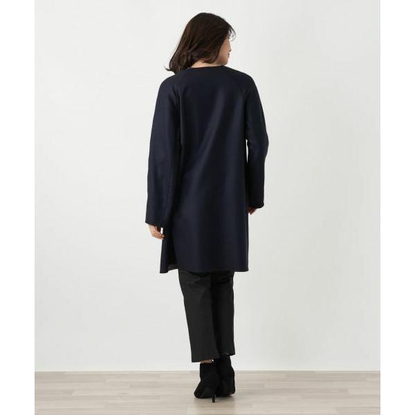 レリアン⭐︎リバーシブルノーカラーコート リバーシブルノーカラーコート【Leilian WHITE LABEL