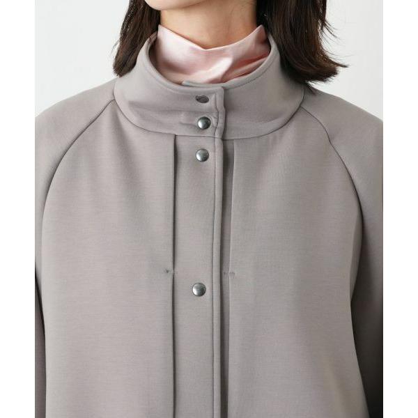 未使用 レリアン スタンドカラーコート ウール100% グレー 日本製 ゆったり スタンドカラーコート|レリアン | レリアン公式オンラインストア