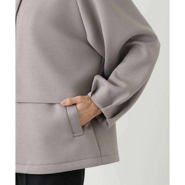 未使用 レリアン スタンドカラーコート ウール100% グレー 日本製 ゆったり スタンドカラーコート|レリアン | レリアン公式オンラインストア