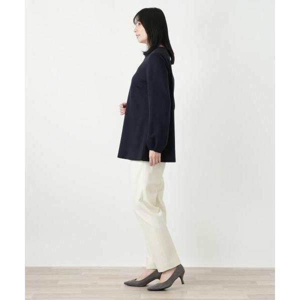 Leilian（レリアン） 洗えるスキッパーチュニックブラウス【Leilian