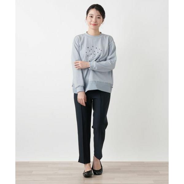 Leilian / レリアン ビジューロゴスウェットプルオーバー【MUSE BY ROCHAS Premiere】_7