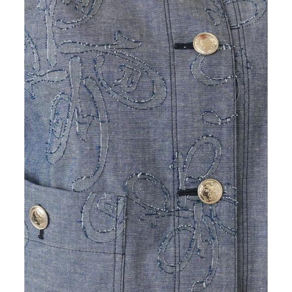 Leilian / レリアン ボタニカル刺繍ジャケット【ROCHAS Premiere】の画像