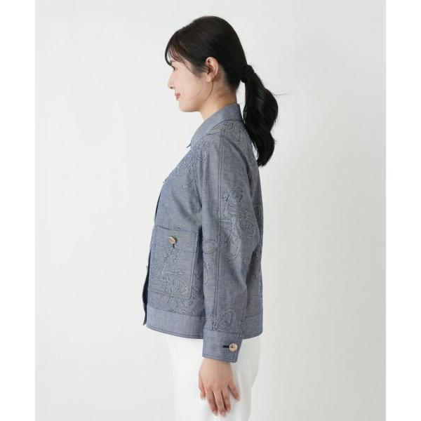 Leilian / レリアン ボタニカル刺繍ジャケット【ROCHAS Premiere】の画像
