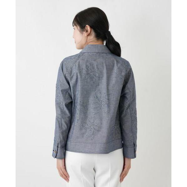 Leilian / レリアン ボタニカル刺繍ジャケット【ROCHAS Premiere】の画像