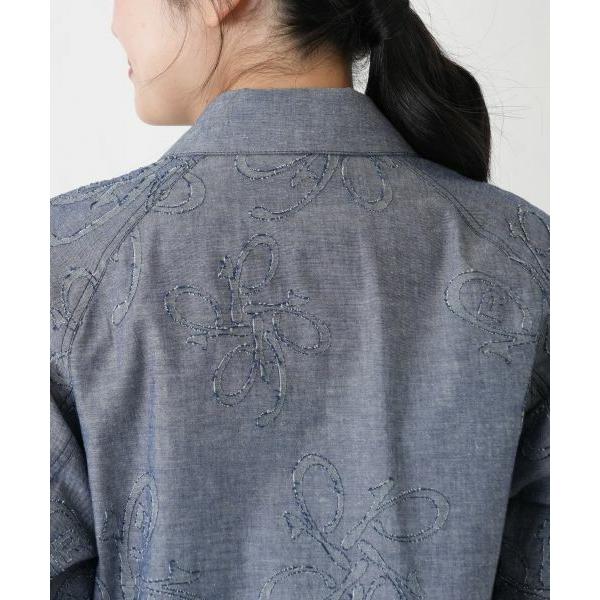 Leilian / レリアン ボタニカル刺繍ジャケット【ROCHAS Premiere】の画像