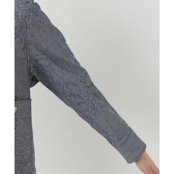 Leilian / レリアン ボタニカル刺繍ジャケット【ROCHAS Premiere】の画像