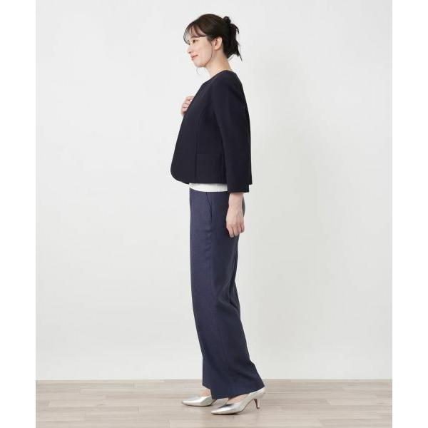 Leilian / レリアン ノーカラージャケット【Leilian WHITE LABEL】の画像