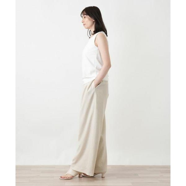 Leilian / レリアン タックワイドパンツの画像