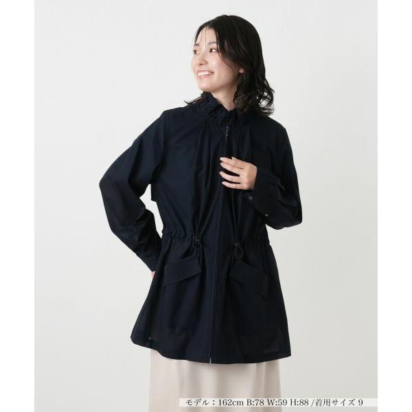 Leilian / レリアン フリルスタンドカラージャケット【Leilian WHITE LABEL】