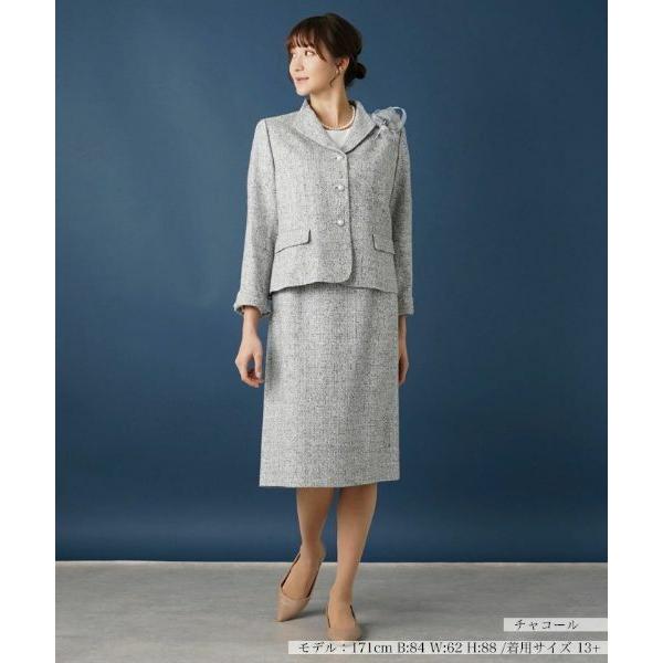 Leilian PLUS HOUSE / レリアンプラスハウス 【セレモニー】ツイードスーツの画像