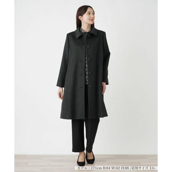 大きいサイズ！レリアンプラスハウス 近年モデル/カシミヤ100コート