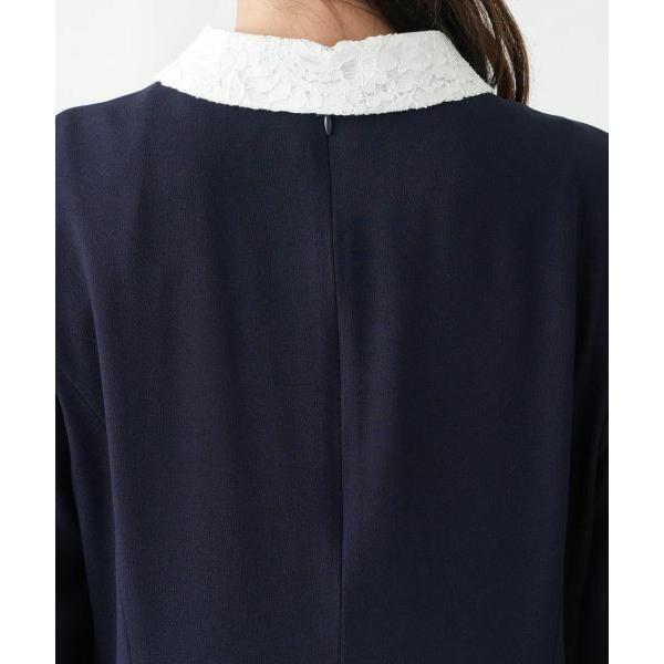 Leilian PLUS HOUSE / レリアンプラスハウス レースコンビ付け襟【Leilian WHITE LABEL】の画像
