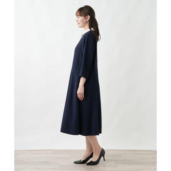 Leilian PLUS HOUSE / レリアンプラスハウス レースコンビ付け襟【Leilian WHITE LABEL】の画像