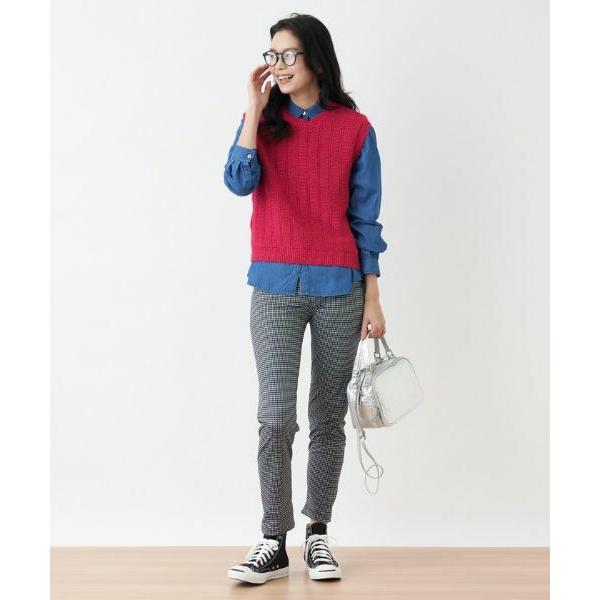 CARA O CRUZ / キャラ・オ・クルス クルーネックニットベスト | CARA O CRUZ | 03